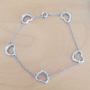 Tiffany & co open heart bracelet